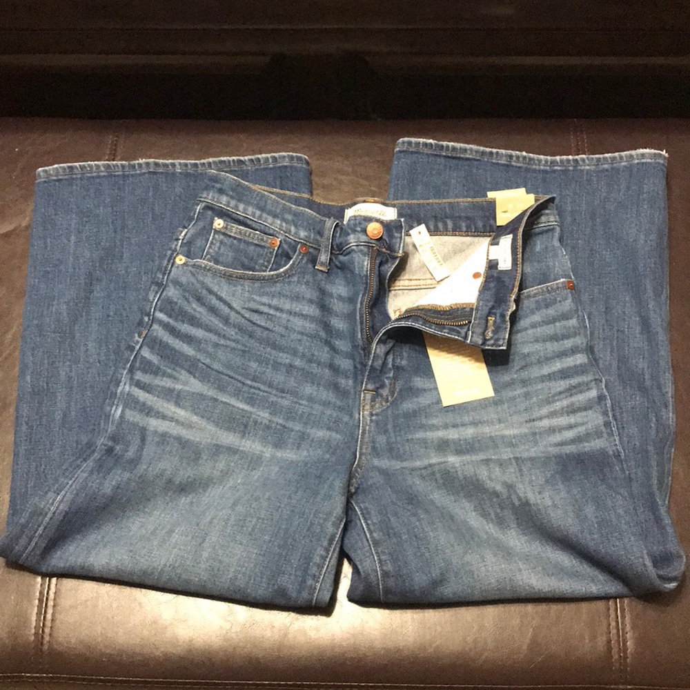 Madewell Wide Leg Crop Jeans
